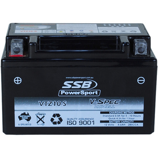 SSB PowerSport V-SPEC 12V 8.6AH 210CCA High Performance AGM Motorcycle Battery