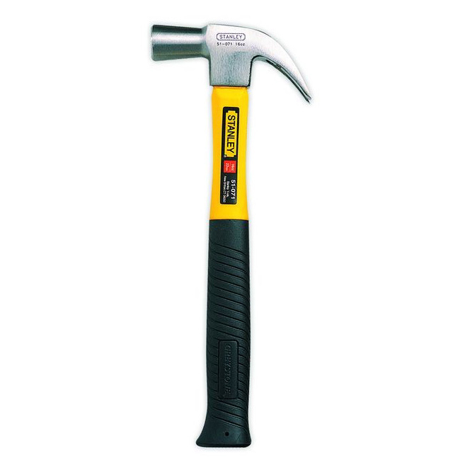 Stanley 51-071 (51-391) Claw Hammer (Fiberglass Handle)