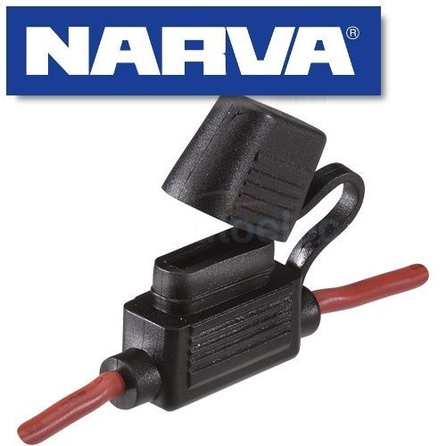 Narva In Line Blade Fuse Holder Dual Battery System Weatherproof Ats New 54406