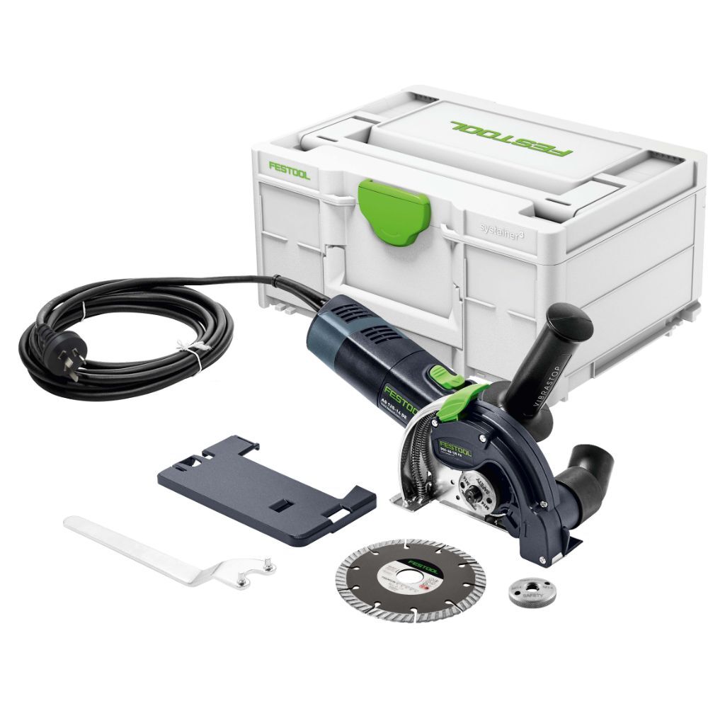 Festool 1400W DSC 125mm Freehand Diamond Cutting System in Systainer 576554