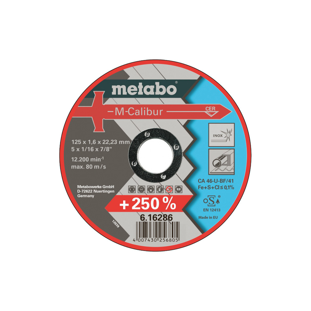 Metabo 125mm M-Caliber Grinding Disc 616286000