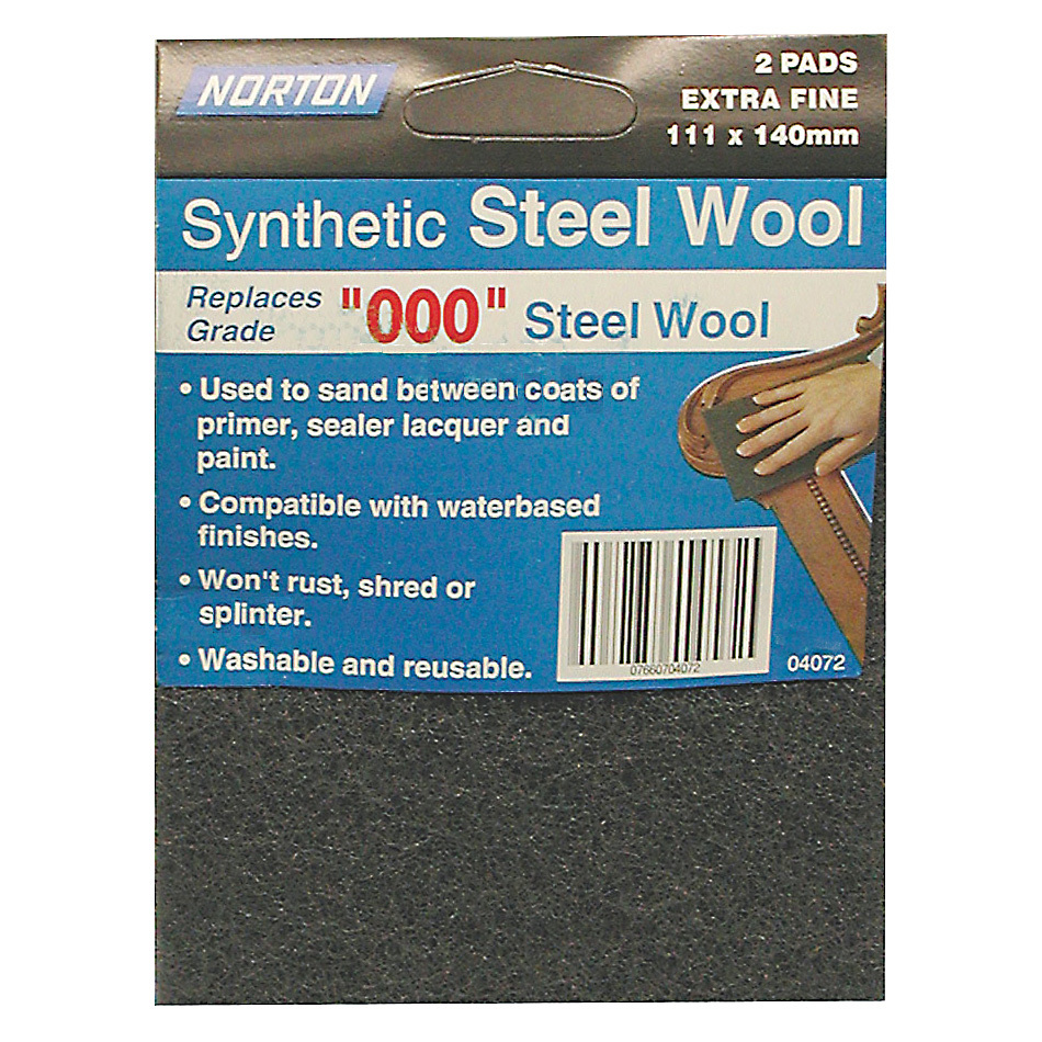 Norton #000 Synthetic Steel Wool 76600704072