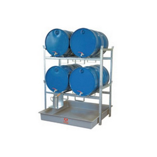 Alemlube Four x 205L Drum Storage & Spill Containment Unit 76810