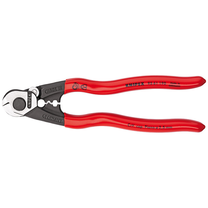 Knipex 190mm Wire Rope Cutter 9561190