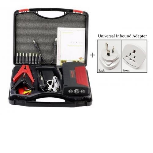 High Power 50800mAh Multi-function Car Jump Starter Power Bank - Red