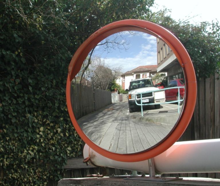 Acrylic Traffic Convex Mirror 1000mm