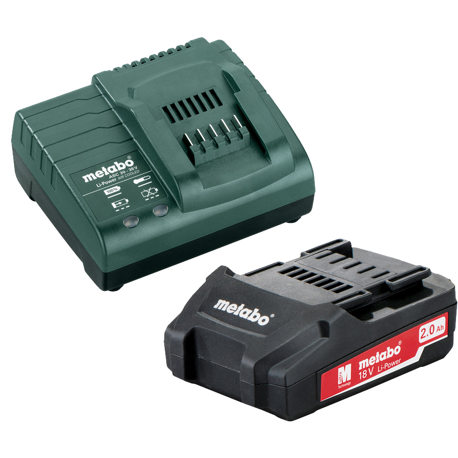 Metabo 18V 2.0Ah Battery/Charger Kit HJA Power Pack AU62546800A