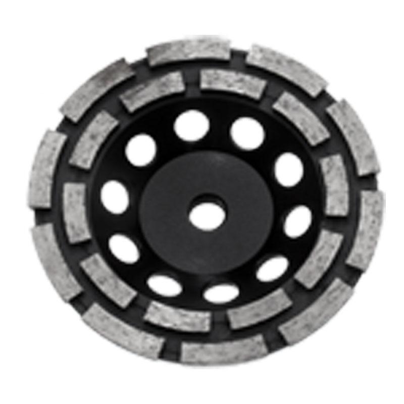 Austsaw 125mm (5") Diamond Cup Wheel Double Row - M14 Thread Bore AUCUP125DR