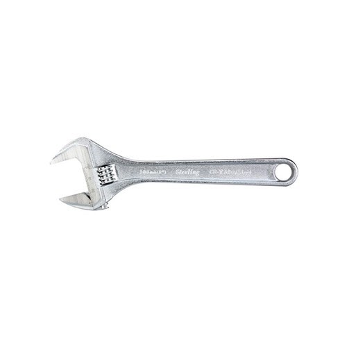 Sterling Adjustable Wrench 200mm (8in) Chrome OPP Bag AW-200