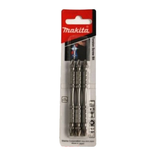 Makita B-12326 85mm No.2 Torsion Phillips Bit 3 Piece | tools.com