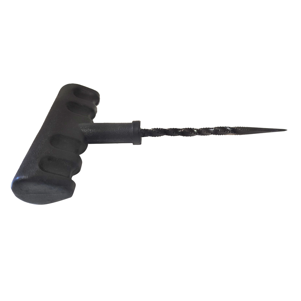 Reamer / Rasp - Tyre Repair Plug Tool With Black Plastic Handle and 4" Rasp