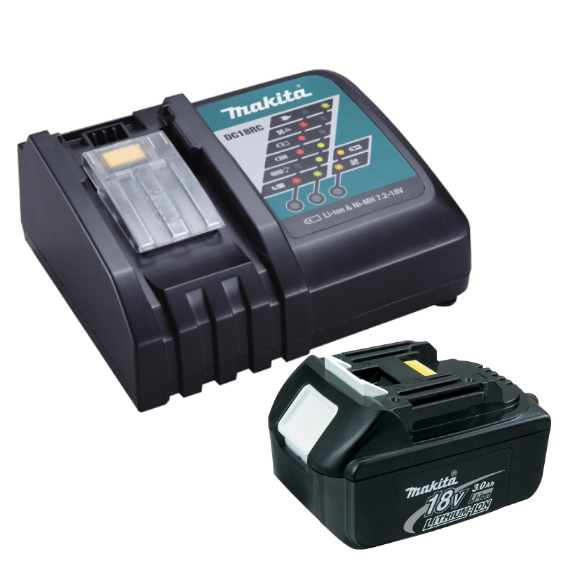 Slette Irreplaceable Print Makita BL1830 18V LXT Lithium 3.0Ah Battery & DC18RC Makita Charger |  tools.com