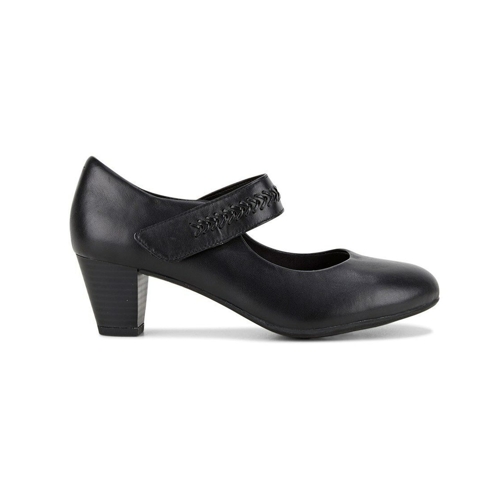 HUSH PUPPIES Cadence Mary Jane Heels Work Formal Strap Leather Shoes Black US 9.5 tools