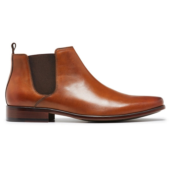 Julius Marlow Men s Kick Chelsea Work Leather Boots Shoes Cognac UK 9 tools