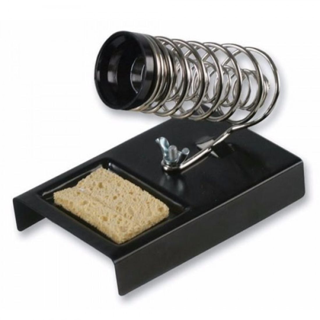 DURATOOL Soldering Iron Stand Hollow Base with Sponge Spring Holder