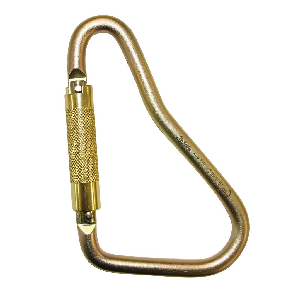 B-Safe 22kN Steel Twist Lock Scaffold Hook Karabiner BSK0015