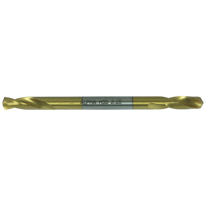 Alpha No.30 Gauge (3.26mm) Double Ended Panel Drill Bit - Gold Series - 2 Pk Carded C9D30