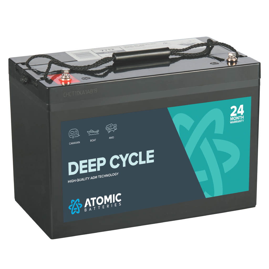 Atomic 12V 87Ah Deep Cycle AGM Battery 7712