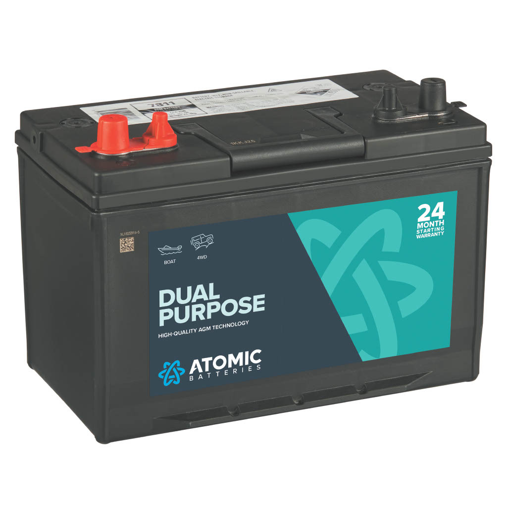 Atomic 12V 90Ah CCA750 Dual Purpose AGM Battery 7811