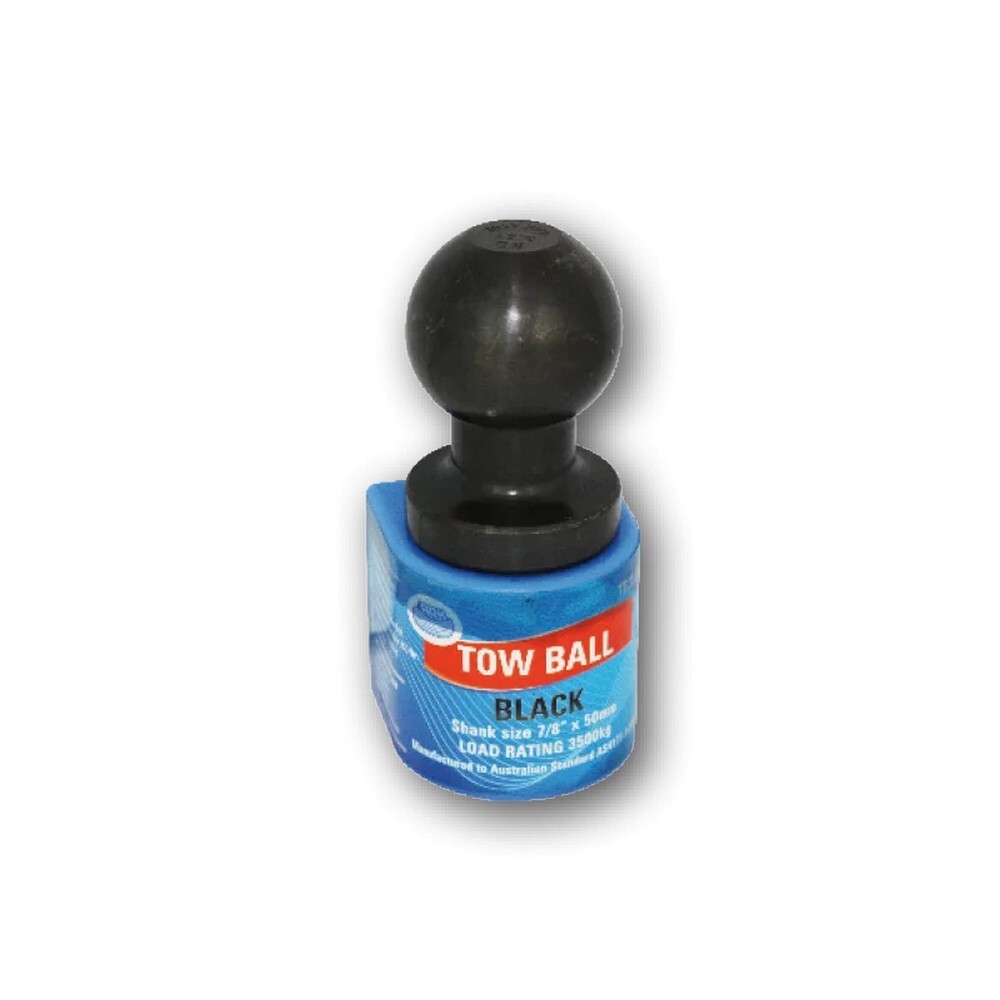 3.5T 50mm Black Towball In Blister Pk