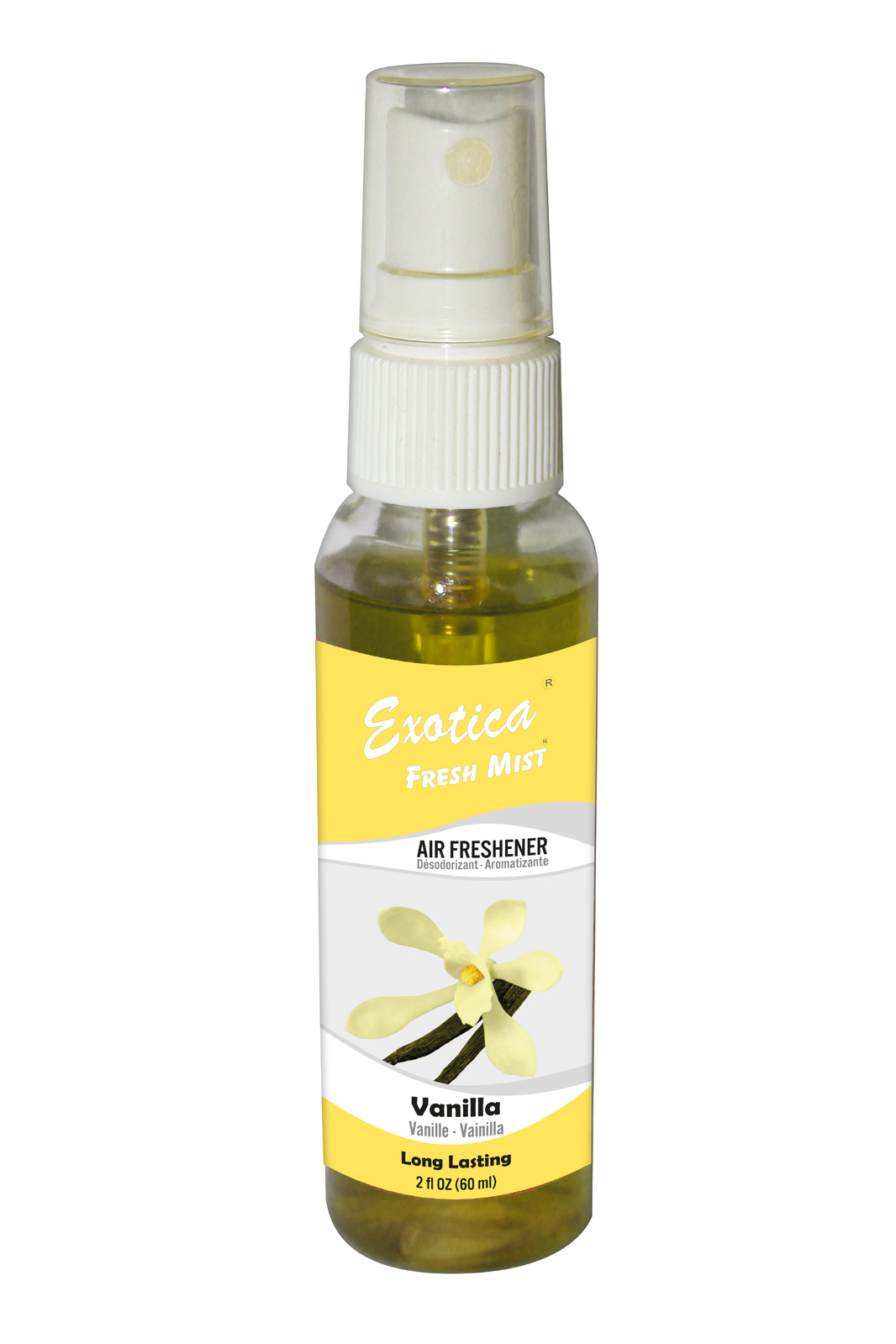 Exotica Fresh Mist Vanilla 60ml Spray Car Air Freshener