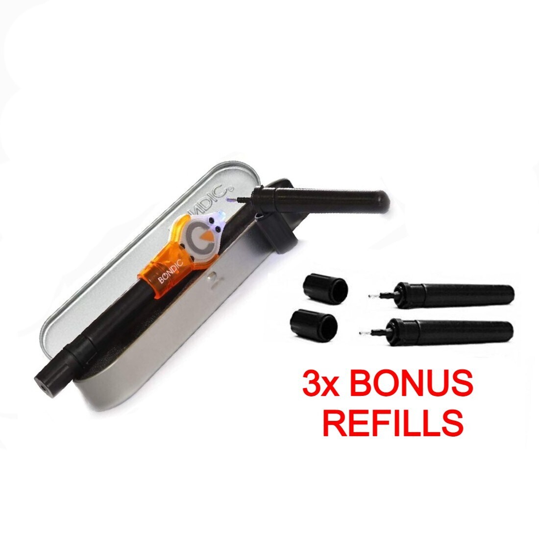 Bondic UV Liquid Plastic Welder Starter Kit plus 2x Refills – Bondic UK