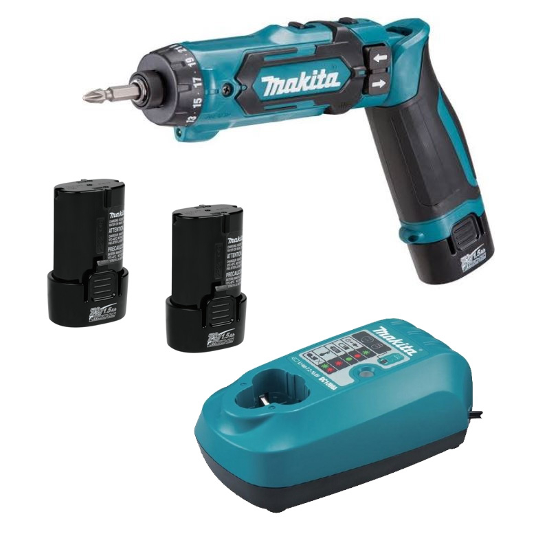 Makita 7.2V Driver Drill 1.5ah Set DF012DSE