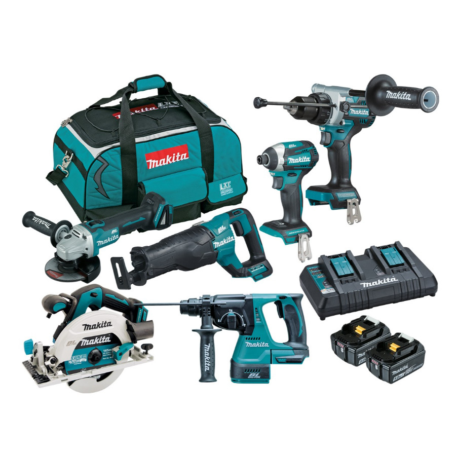 Makita 18V Brushless 6 Piece 5.0ah Combo