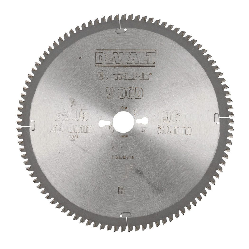DeWalt DT4290-QZ Extreme Mitre Saw Blade 305mm x 30mm x 96T  DT4290
