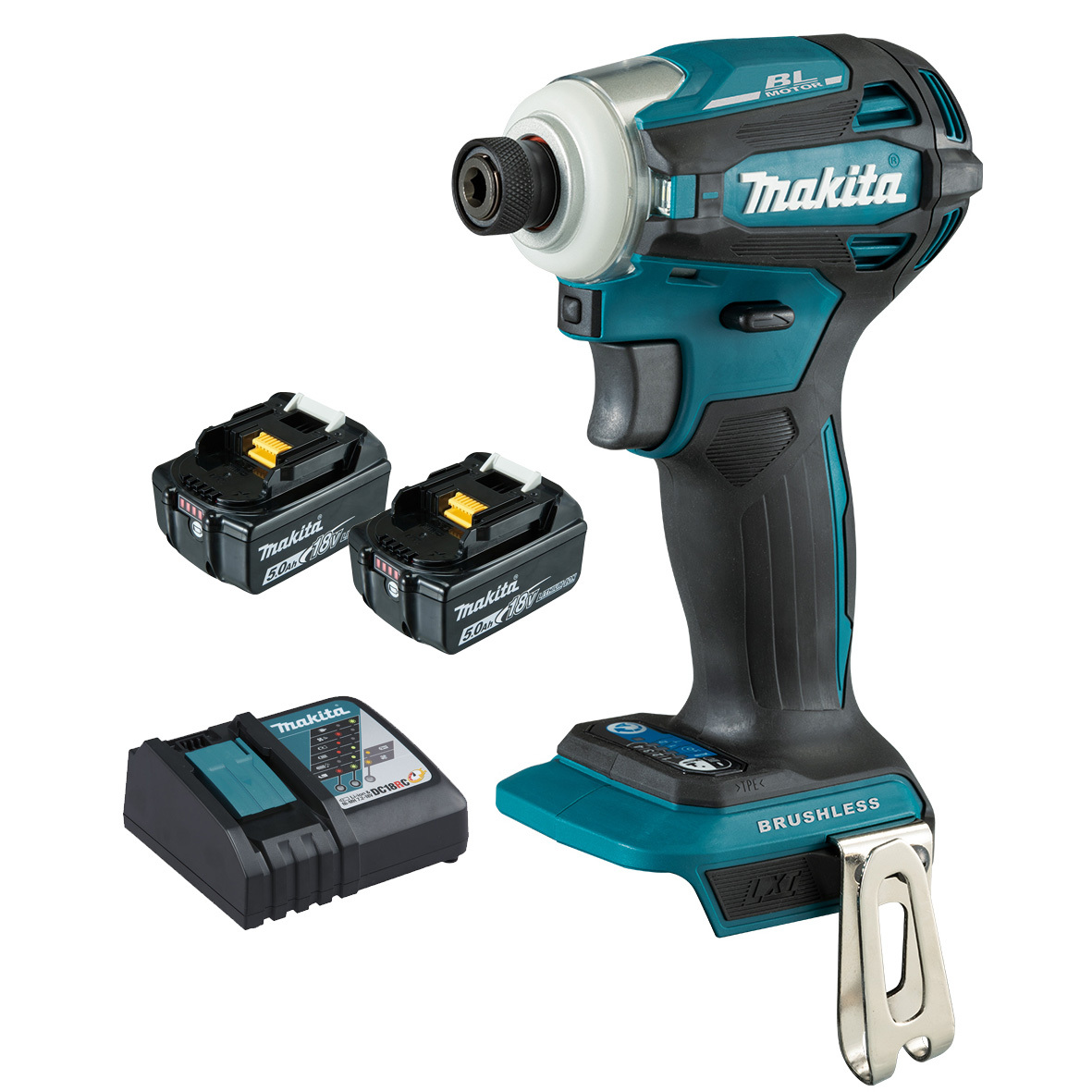 Annoncør fangst Reception Makita 18V Brushless 4-Stage Impact Driver 5.0ah Set DTD172RTJ | tools.com