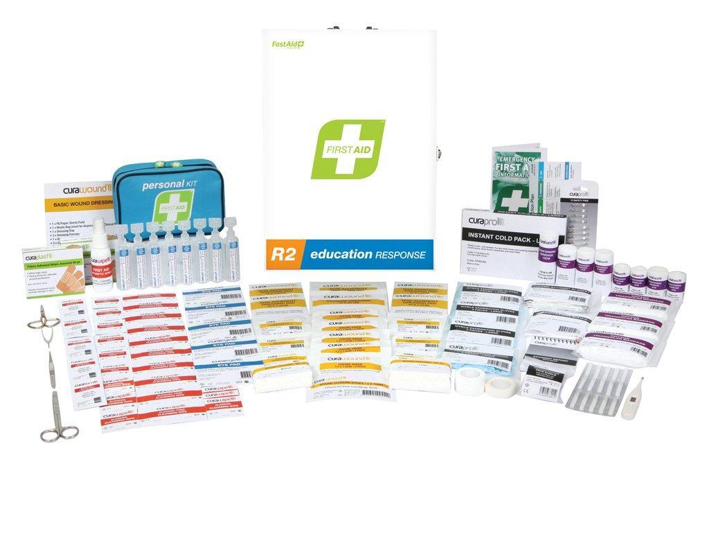 R2 Education Response First Aid Kit Metal Wall Mount