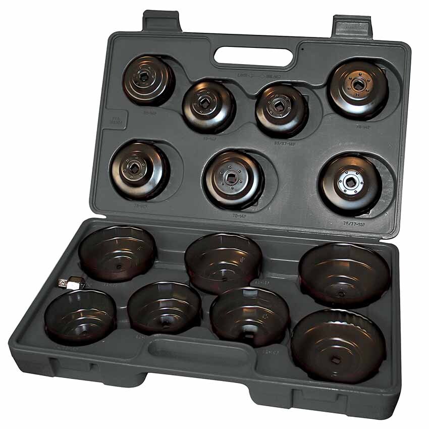 Toledo Oil Filter Cup Wrench Set 15 Pc