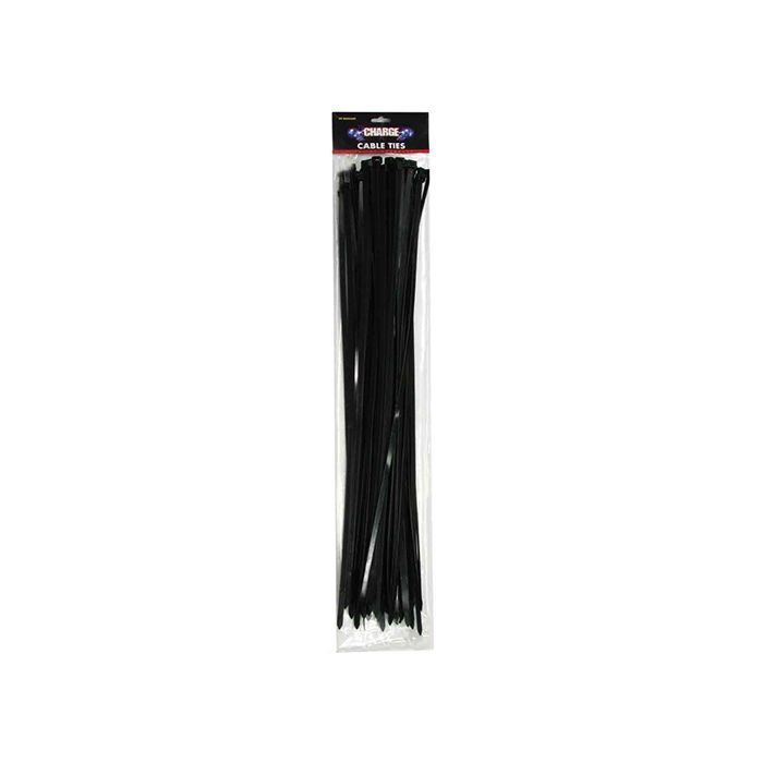 Charge Cable Ties 610mm 20Pc Black