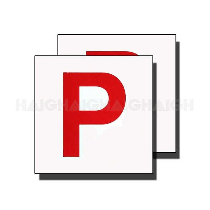 Drive P Plate Red P Magnetic