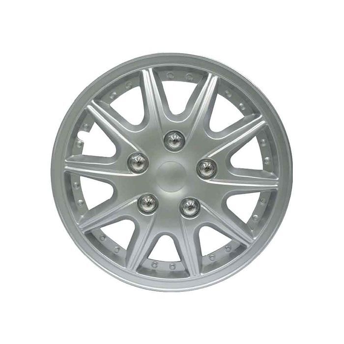 PC Covers 4 Piece Silver Wheel Cover Set 12''
