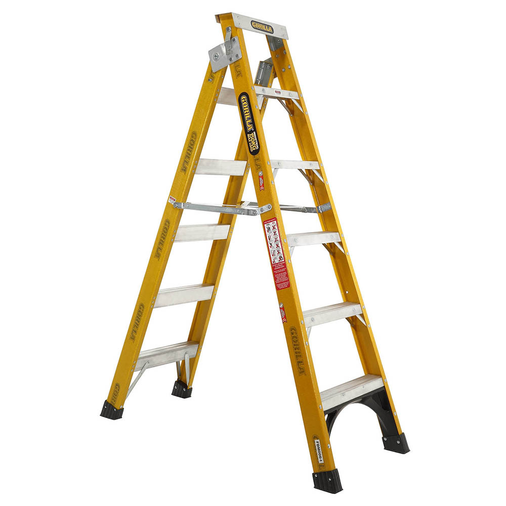 Gorilla Dual purpose Ladder 1.8-3.2m (6-11ft) 150kg Industrial