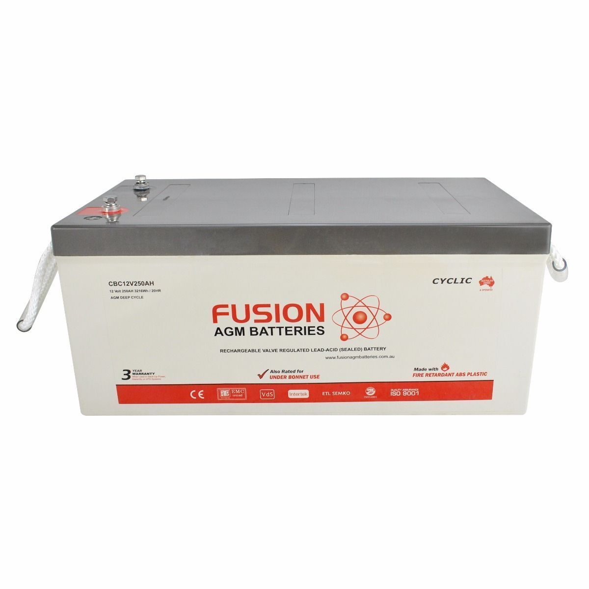 Fusion 12v 260ah Deep Cycle Agm Battery