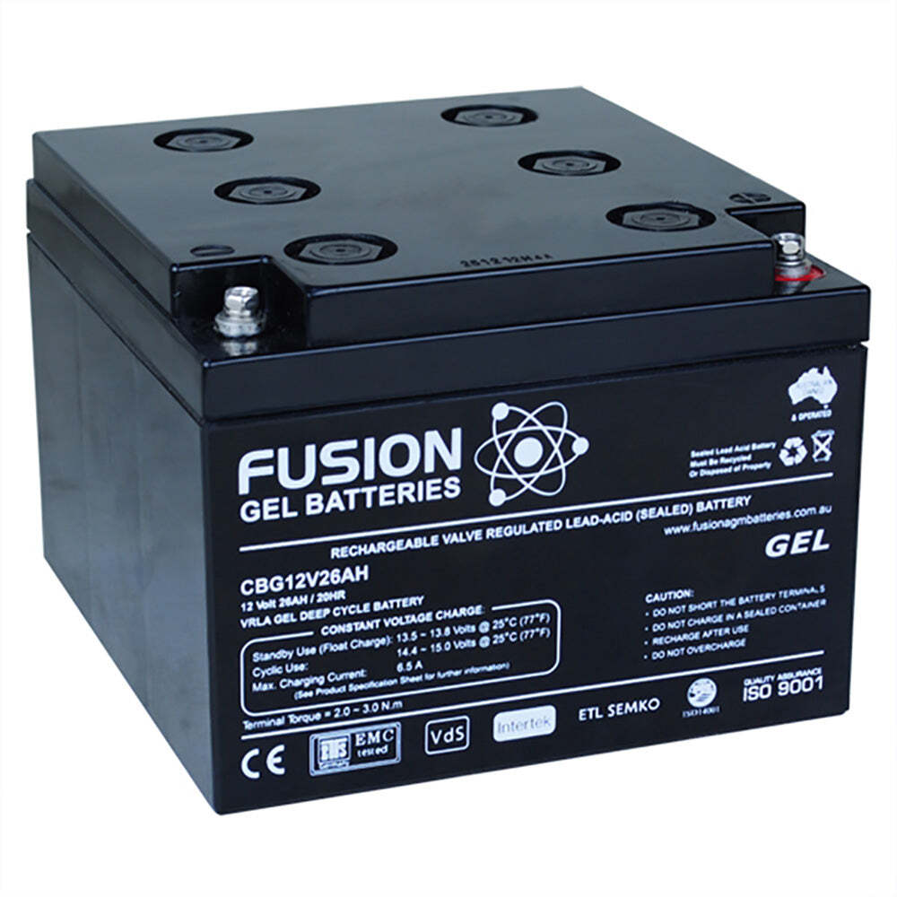 Fusion 12V 26Ah Cycle Gel Battery | tools.com