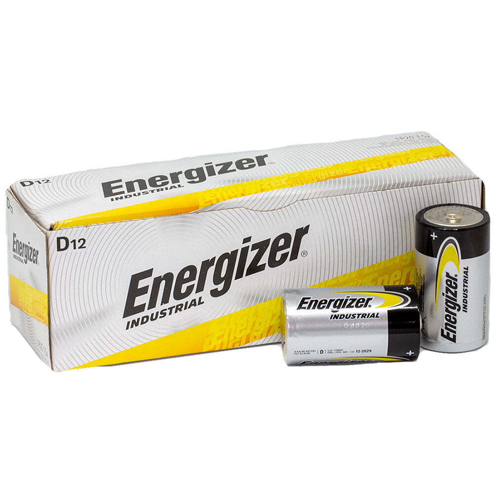 Energizer Industrial D Bulk Box of 12