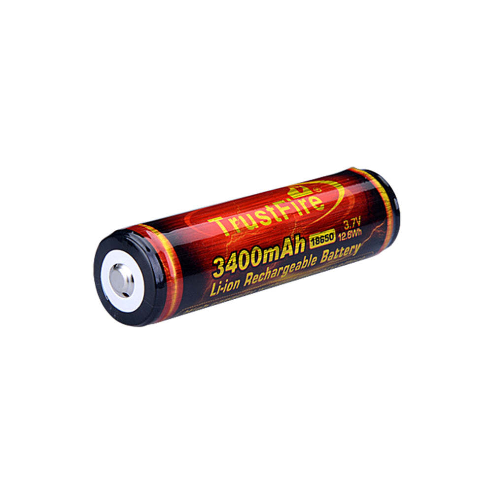 del fiktiv Afskrække Trustfire 18650 3.7V 3400mAh Li-ion Battery C-W PCB Flat Top | tools.com