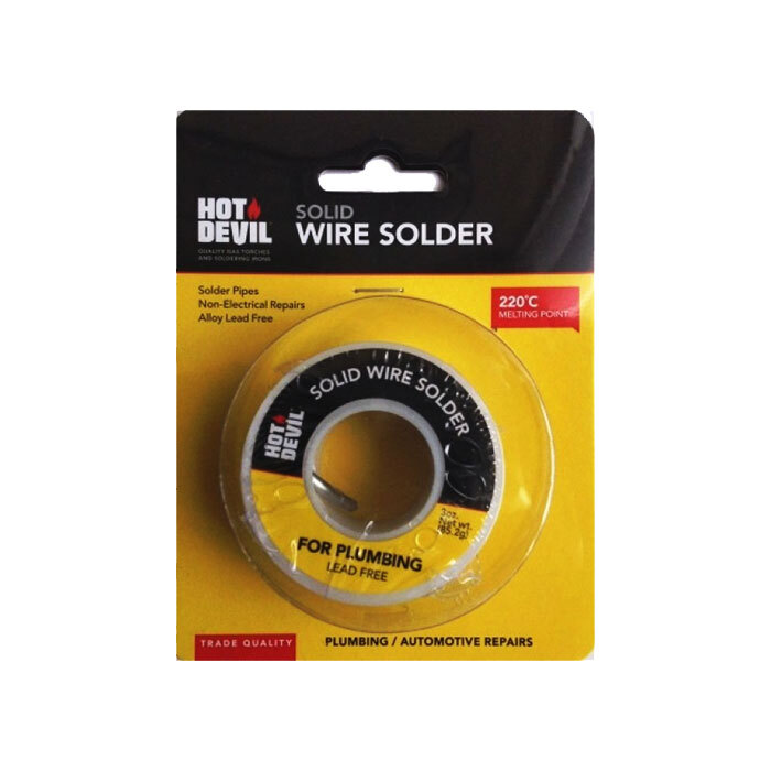 Hot Devil Solid Wire Solder HDSWS