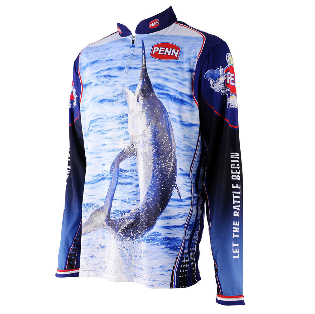 Penn Black Marlin XXXL Long Sleeve Tournament Fishing Shirt - Dye