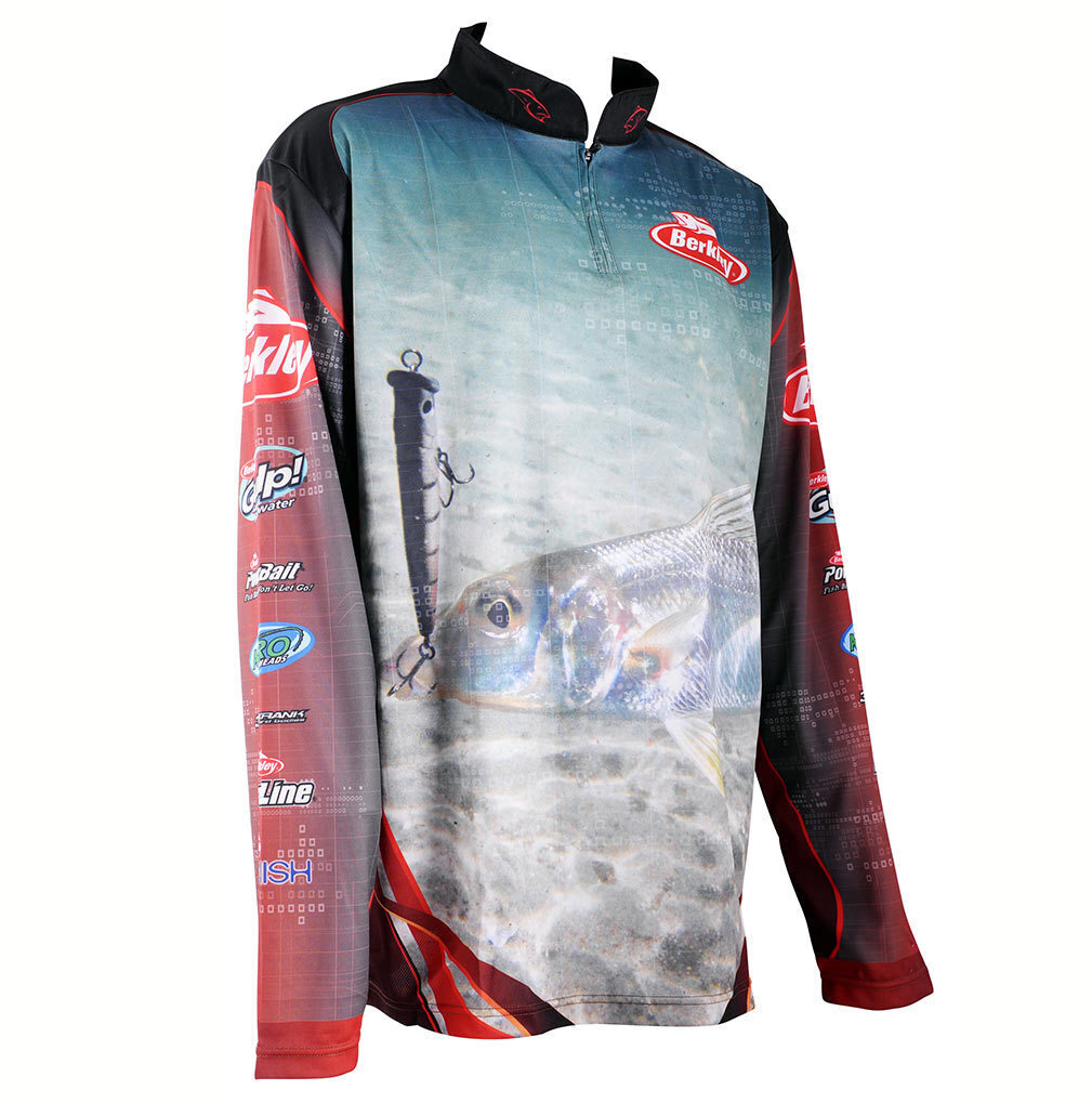 Berkley XXL Whiting Long Sleeve Tournament Fishing Shirt - Dye Sublimated