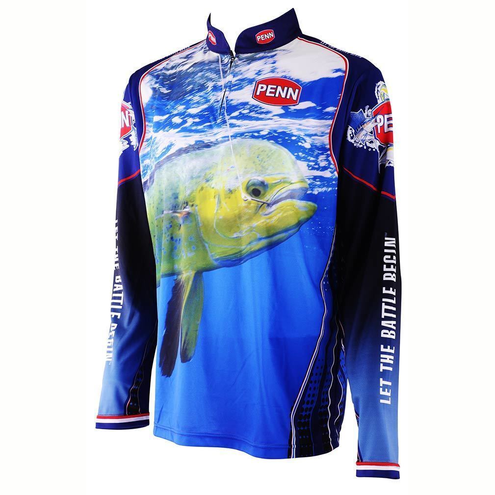 Penn Dolphinfish Small Long Sleeve Tournament Fishing Shirt - Dye  Sublimated