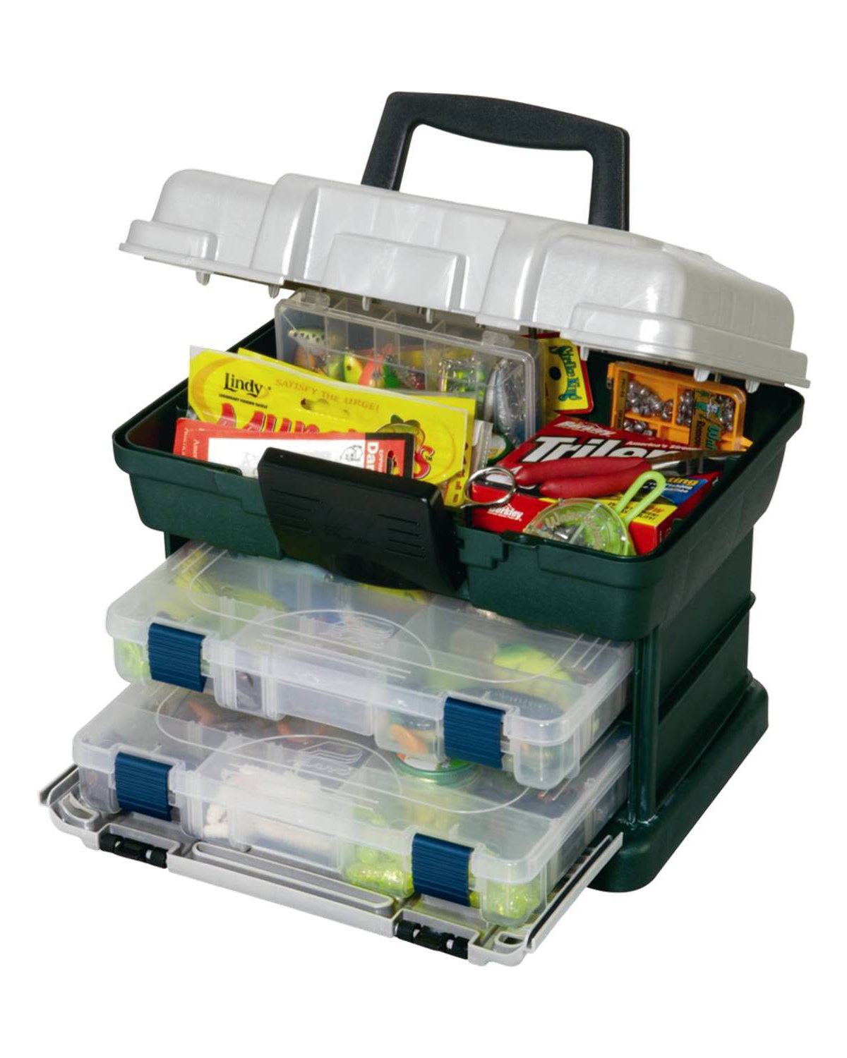 Plano 1362 Tackle Box - 2 Removable Tackle Tray System With Top Bulk  Storage