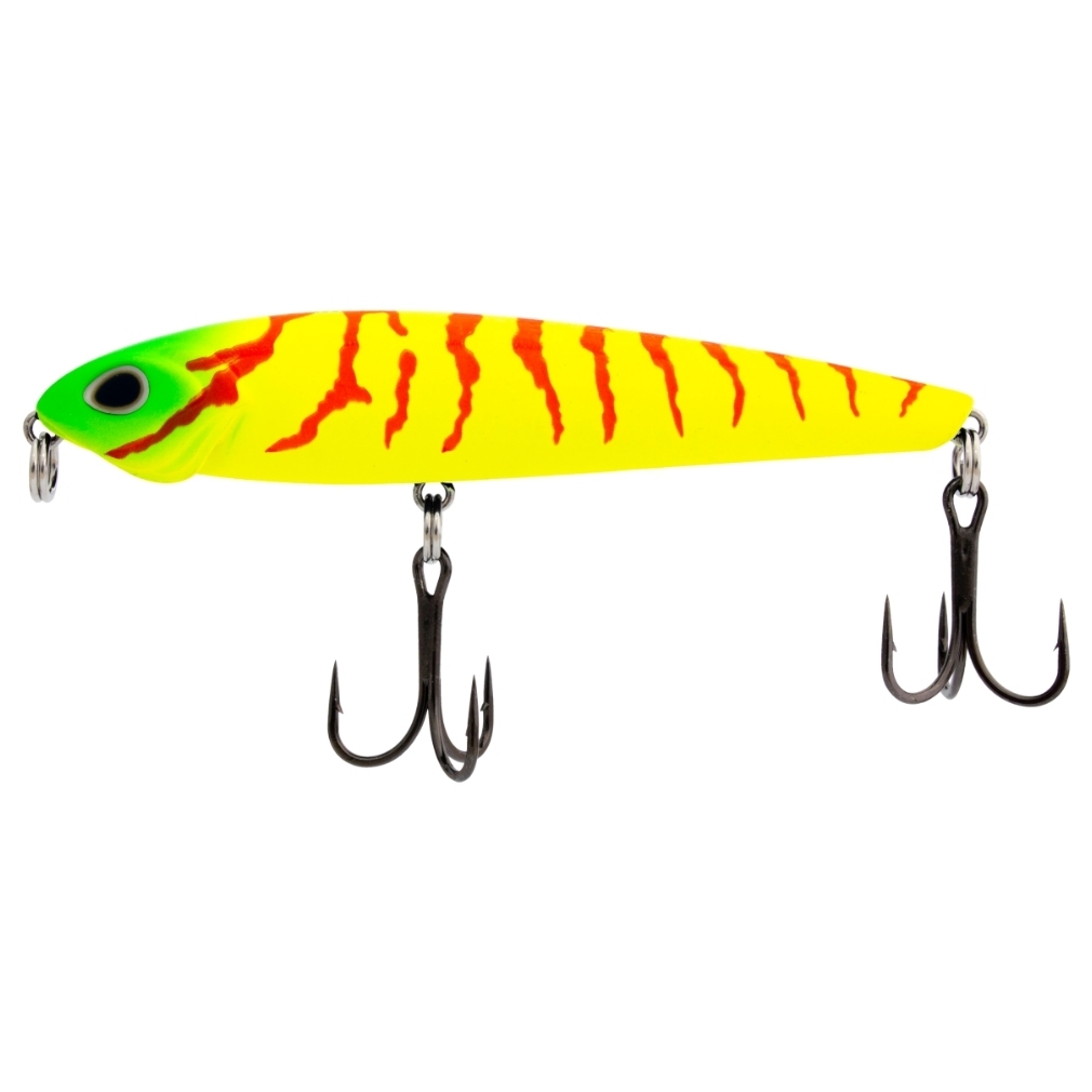 90mm FishArt Bullet Funky Tiger Top Water Fishing Lure - 11.5g Hard Body  Lure
