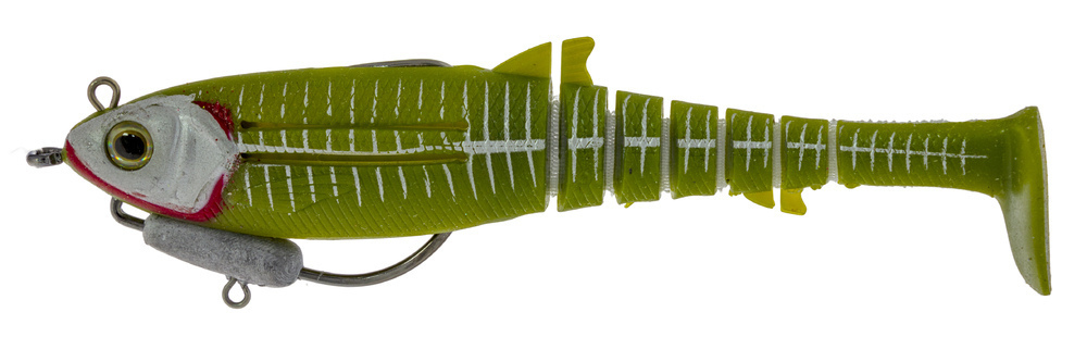 145mm Zerek Flat Shad X Weedless Soft Plastic Swimbait Lure - Baitfish