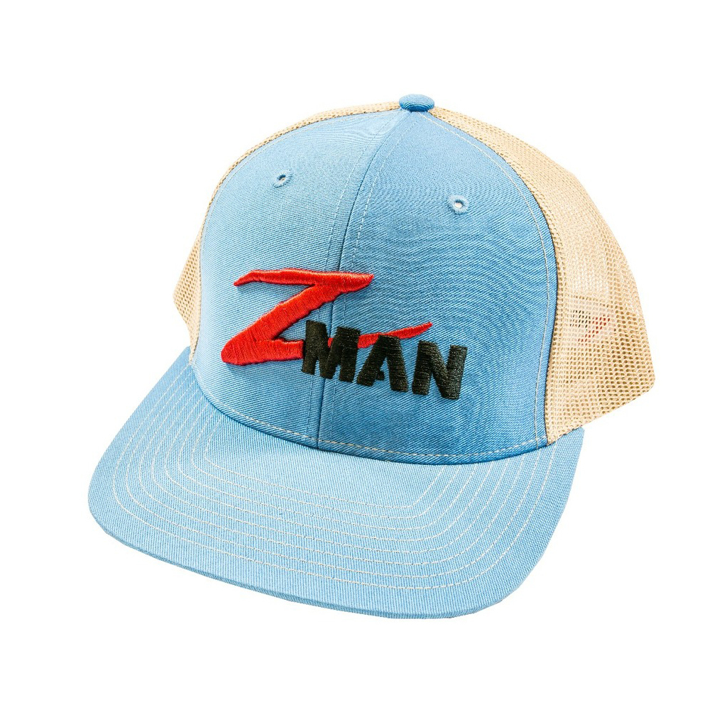 ZMan Lures Structured TruckerZ Fishing Cap with Adjustable Strap