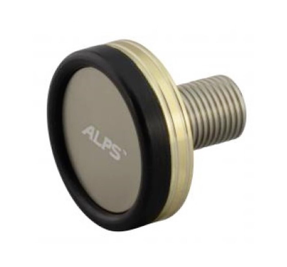 1 x Alps Deluxe Fishing Rod Butt End Cap with Threaded Insert -Choose the  Colour [Colour: Gold-Slive