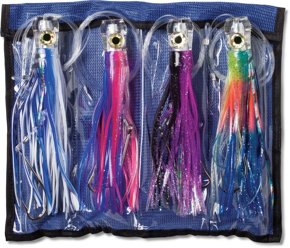 Williamson Big Game Catcher Kit : 4 x 8 Rigged Trolling Lures in